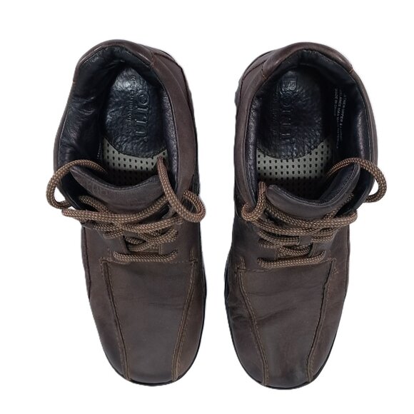 Born Ankle Boots Men US 8, EU 41 Brown Leather Casual Lace Up Chukka - Picture 6 of 16